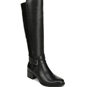 Naturalizer - Kelina Leather Tall Boots Black 10W
